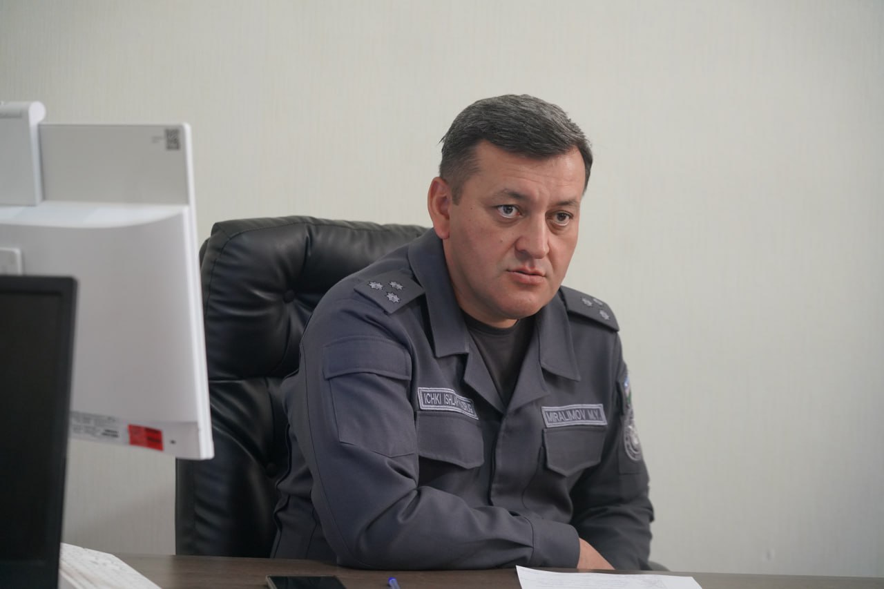 Бухоро вилояти ИИБ бошлиғи полковник Миржамол Миралимов 