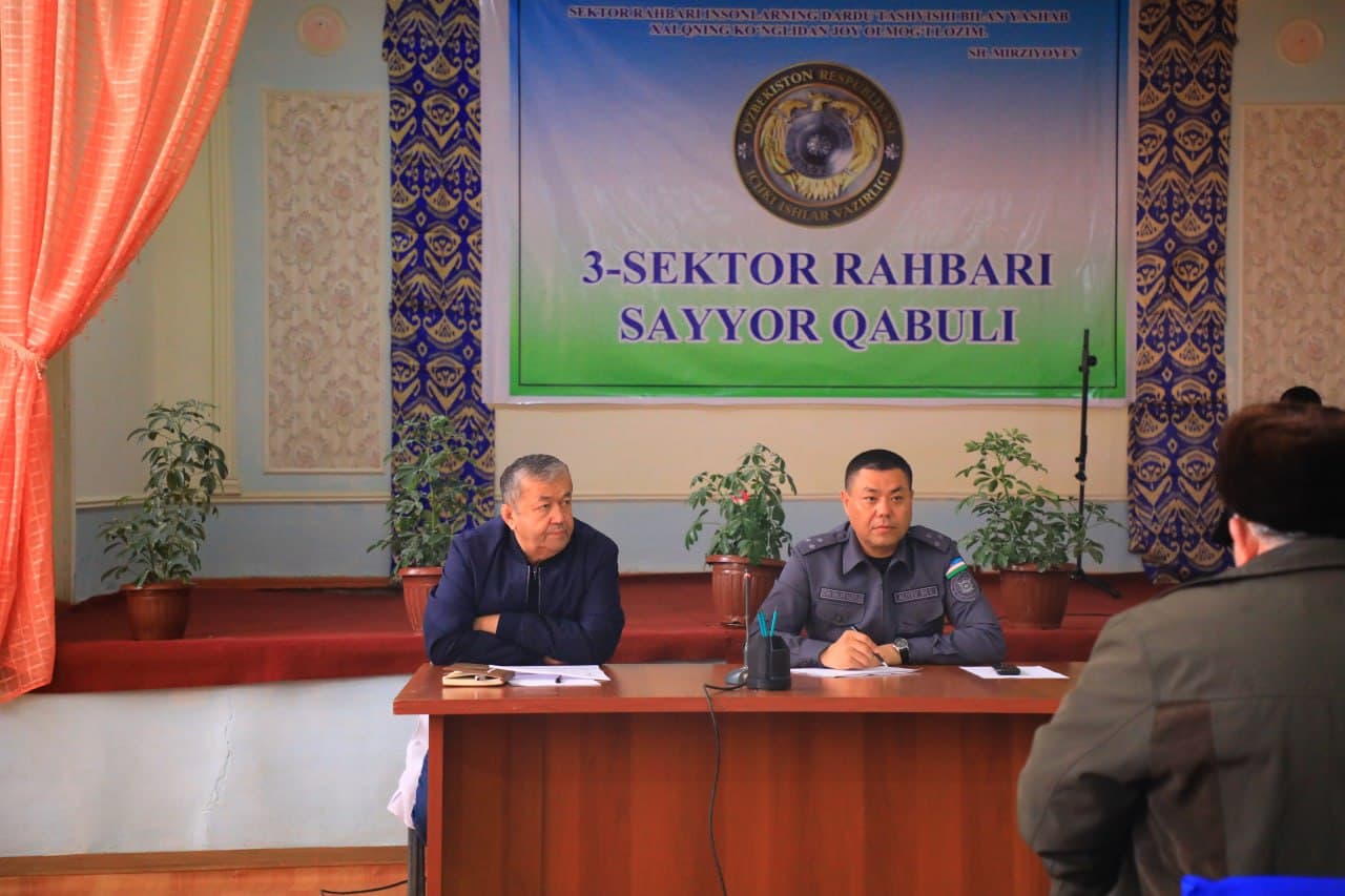 Buxoro viloyati Ichki ishlar boshqarmasi boshlig‘i polkovnik Shuxrat Aliyev Kogon tumani “…