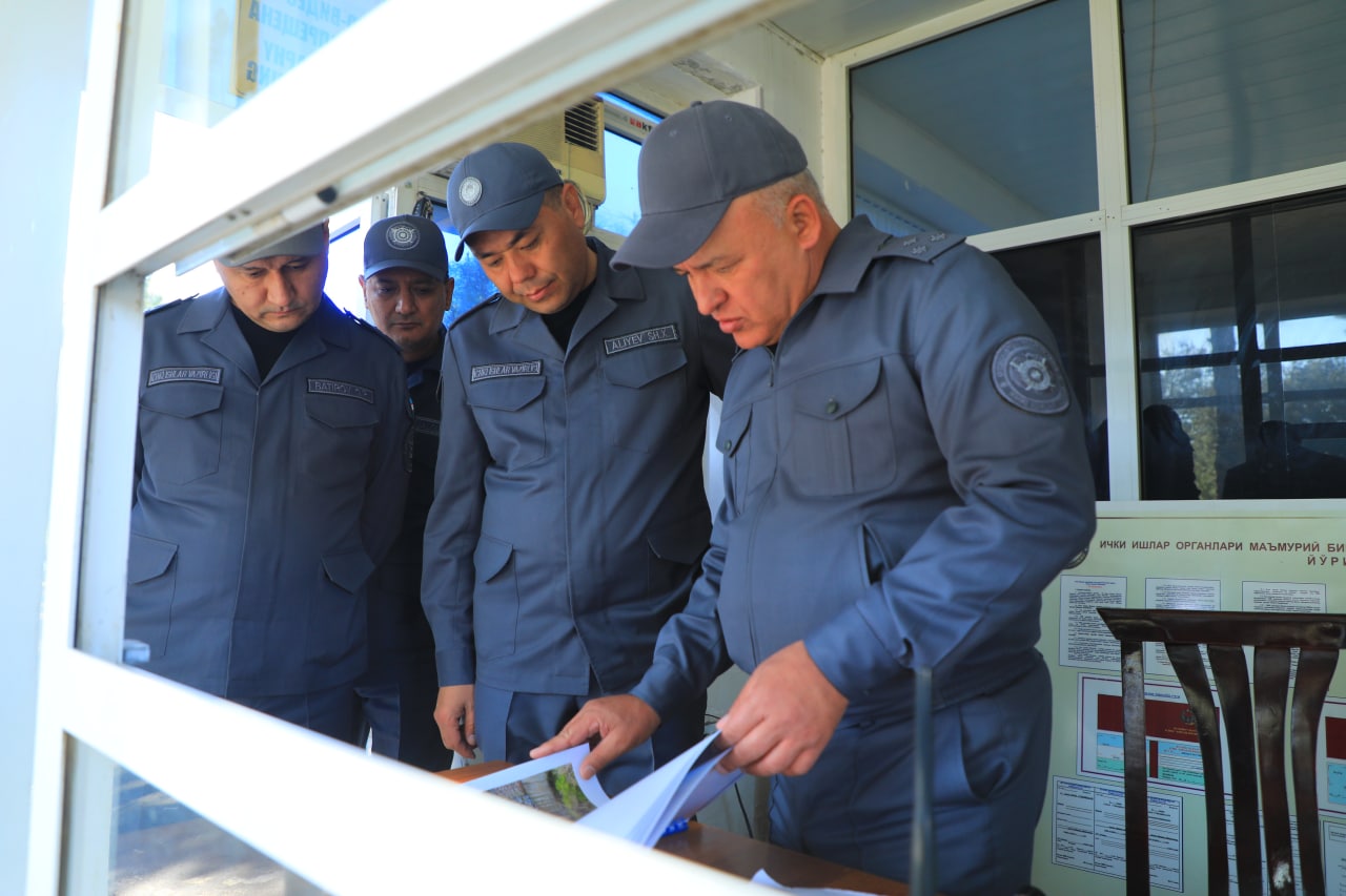 Buxoro viloyati Ichki ishlar boshqarmasi Yo‘l harakati xavfsizligi boshqarmasida amalga os…